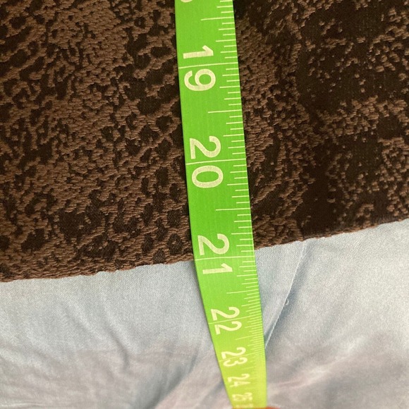 Express Studio Design Jacket Blazer Womens Sz 6 Brown Black Snake Print Cotton - Picture 10 of 11